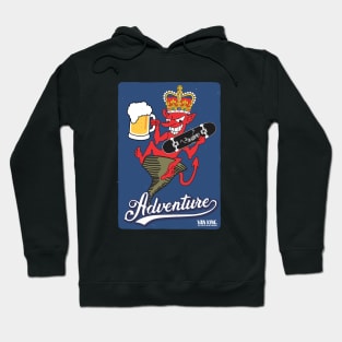 van King - King Devil Sk8 and Draft beer - Adventure Hoodie